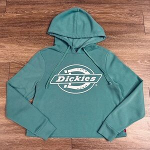 Dickies | Logo Fleece Sweatshirt in Teal Size Medium